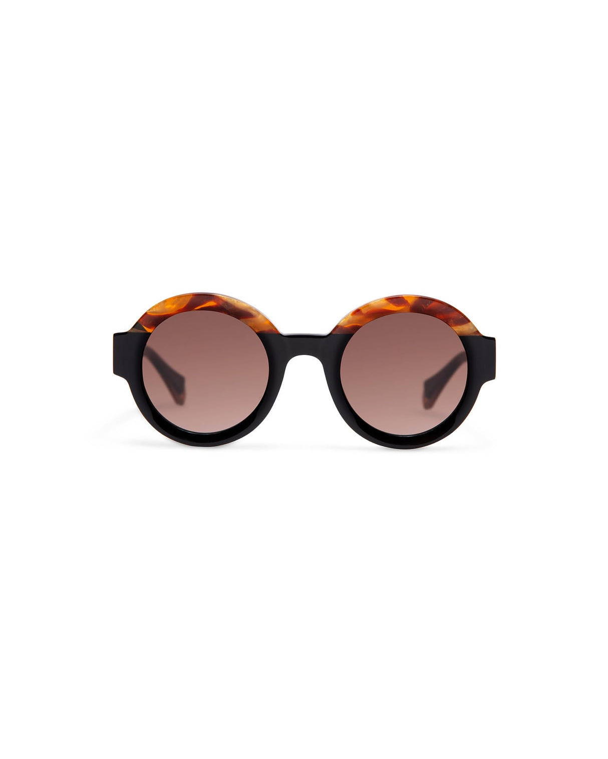 GIGI STUDIOS - Gafas de sol Redondas color Negro - Mujer - LAURA 6454/12