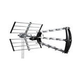 Metronic 415044 - Antena exterior UHF triple con filtro 4G, plateada