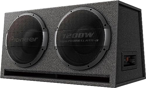 Pioneer TS-WX1220AH - Subwoofer Bass Reflex de 30 cm x 2 con Amplificador Incorporado (3000 W)