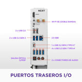 NZXT N7 B850 - Placa Base Gaming AMD B850 AM5 ATX para Ryzen 9000/8000/7000-16+2+1, DDR5, 3X M.2, PCIe 5.0, Wi-Fi 6E, 2.5GbE, USB 4 – M.2 NVME con Cierre rápido – Cubierta Completa – Blanco