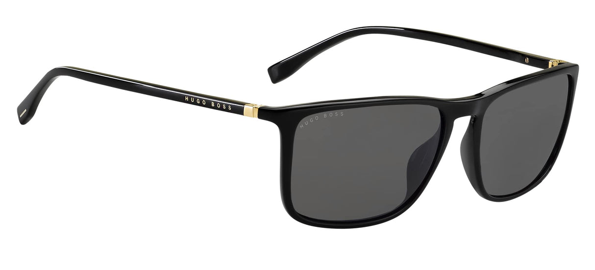 HUGO BOSS Gafas de Sol BOSS 0665/S/IT Black Gold/Grey 57/16/145 hombre
