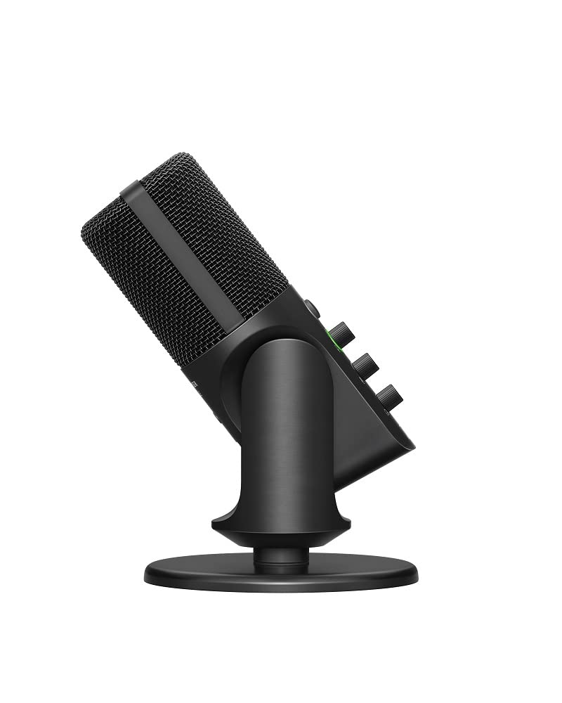 Sennheiser Profile Micrófono USB con Soporte para sobremesa - Diseño Plug & Play, Grabar podcasts y Streaming, Cápsula de Condensador cardioide, Cable USB-C de 1,2m - Negro (700065)