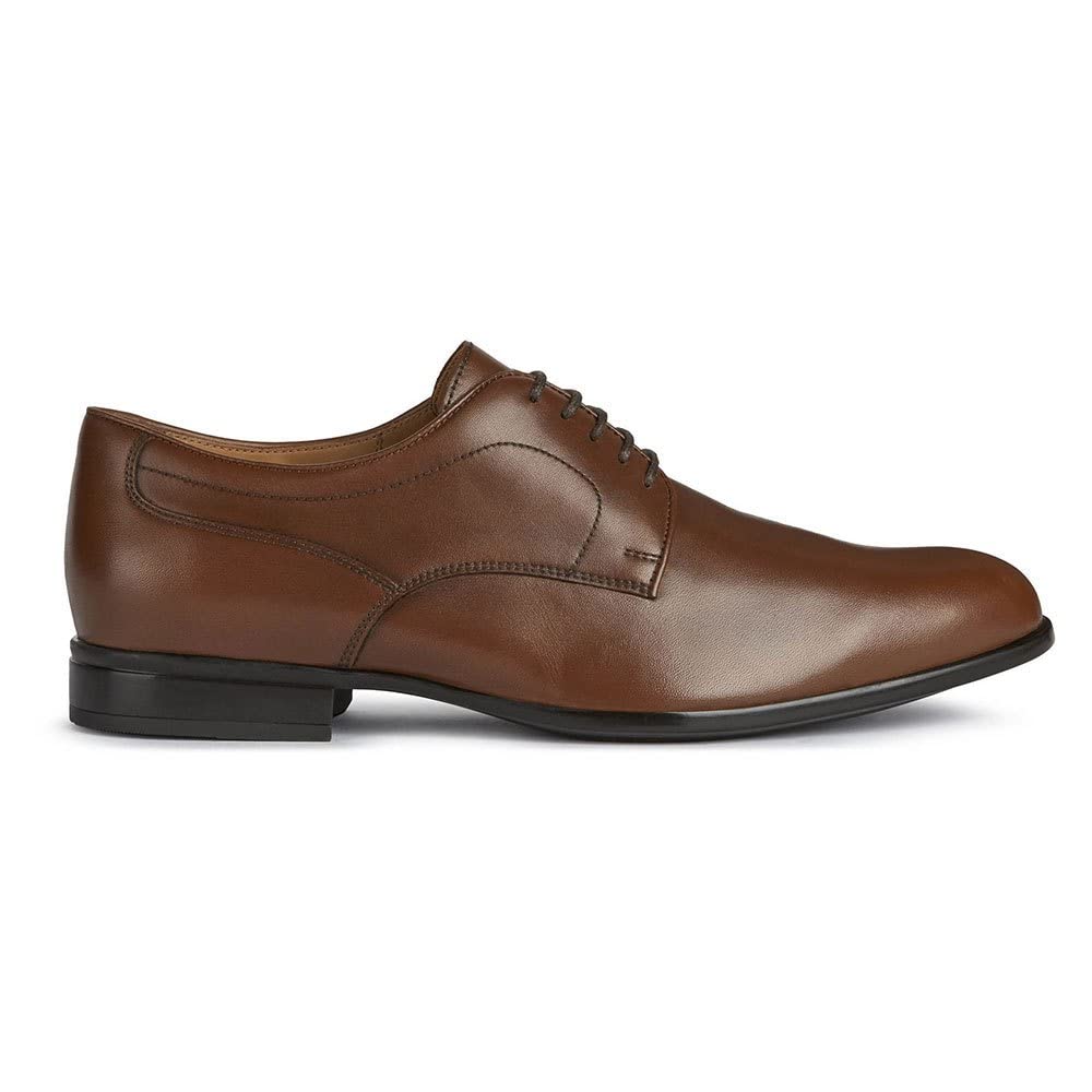 Geox U Iacopo C, Zapatos para Hombre, Marrón (Cognac) , 46 EU