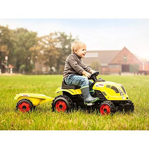 Smoby - Tractor a Pedales con Remolque (710114)