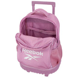 Reebok Festival Mochila Compact 2 Ruedas Rosa 32x43x21 cms Poliéster 28,9L by Joumma Bags