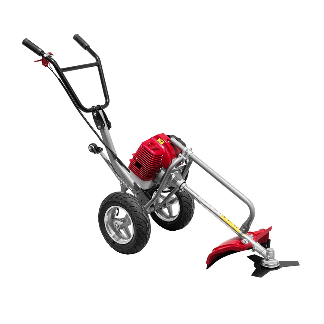 Desbrozadora de gasolina con ruedas BRICOFERR 52cc 2HP
