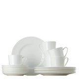 Rosenthal 61040-800001-18735 - Juego de café de Porcelana (18 Piezas), Color Blanco