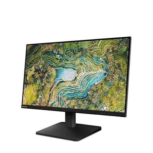 Lenovo L27qe - Monitor QHD 27" (IPS, Tasa de Refresco 100 Hz, Tiempo de Respuesta 4ms, 16:9, HDMI 2.1 - DP 1.4, VESA Adaptive Sync, Montaje VESA 100 mm, Soporte Inclinable) Negro