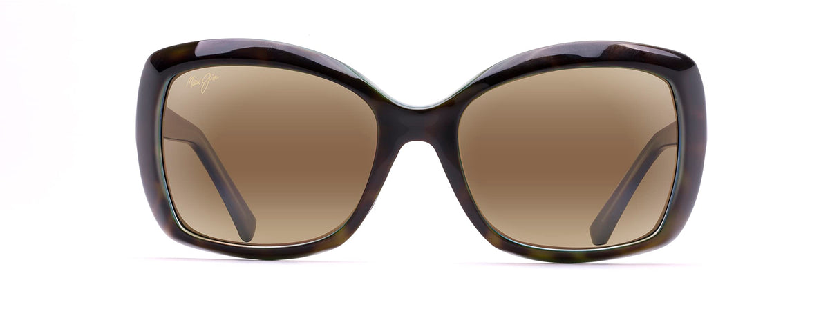 Maui Jim Orchid Gafas, Tortoise W/Peacock, 57-18-140 Unisex Adulto