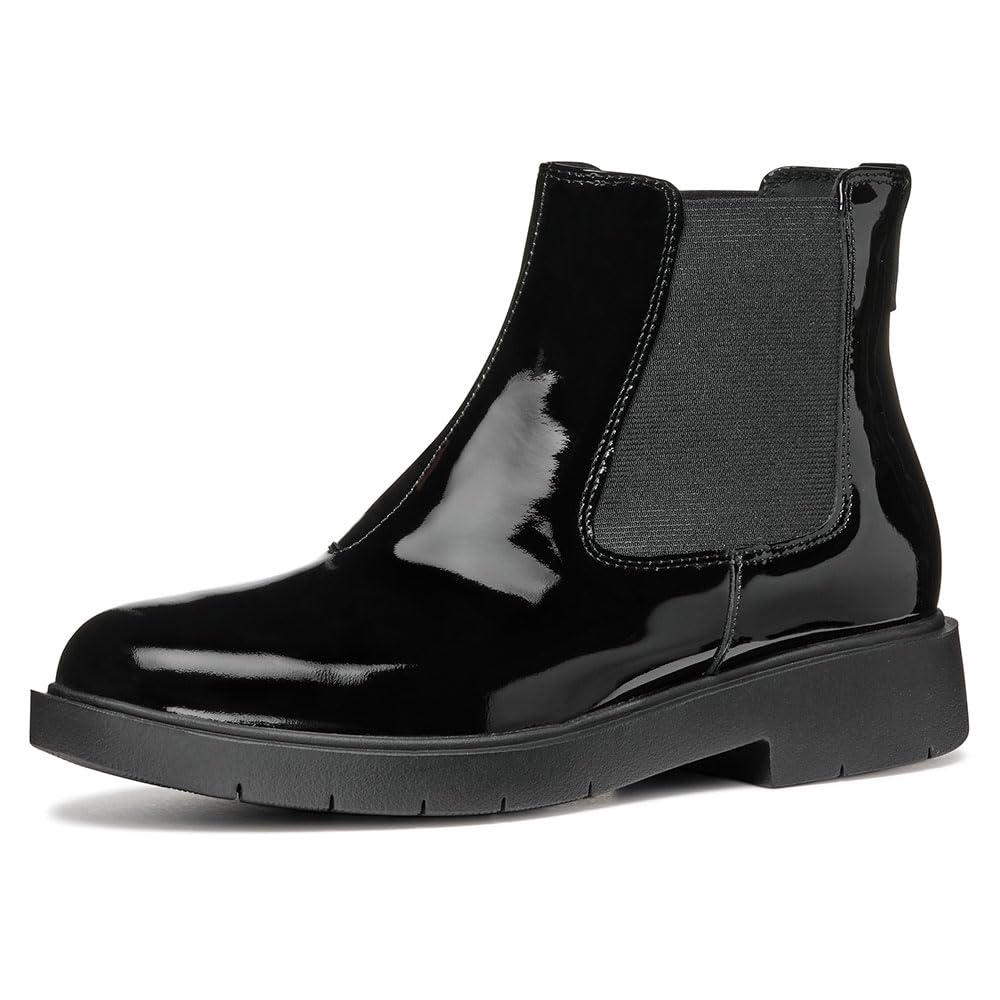 Geox D Spherica Ec1 E, Bota de Tobillo Mujer, Black, 37 EU