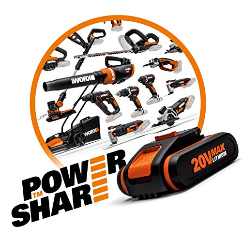WORX Landroid L WR147E - Cortacésped para Jardines de hasta 1000 m², Plataforma Flotante Especialmente silenciosa