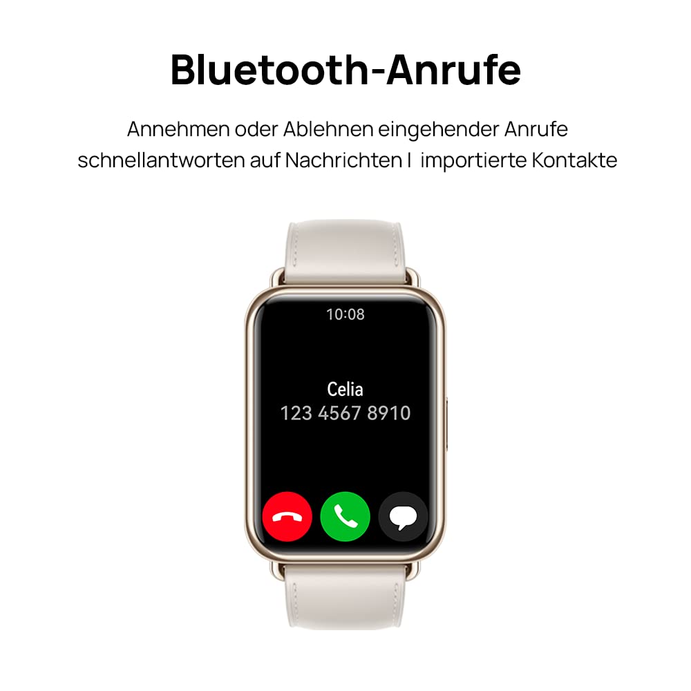 HUAWEI Watch Fit 2 Smartwatch con GPS, Bluetooth, Gestión de Vida Saludable, Batería Larga Duración, Animaciones Entrenamiento Rápido, Monitorización SpO2, Azul, Reloj Deportivo