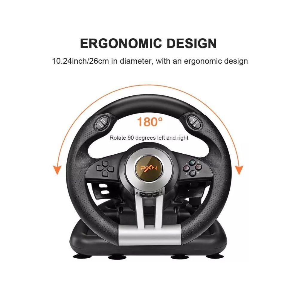 Gaming Wheel PXN-V3 (PC / PS3 / PS4 / Xbox One/Switch)