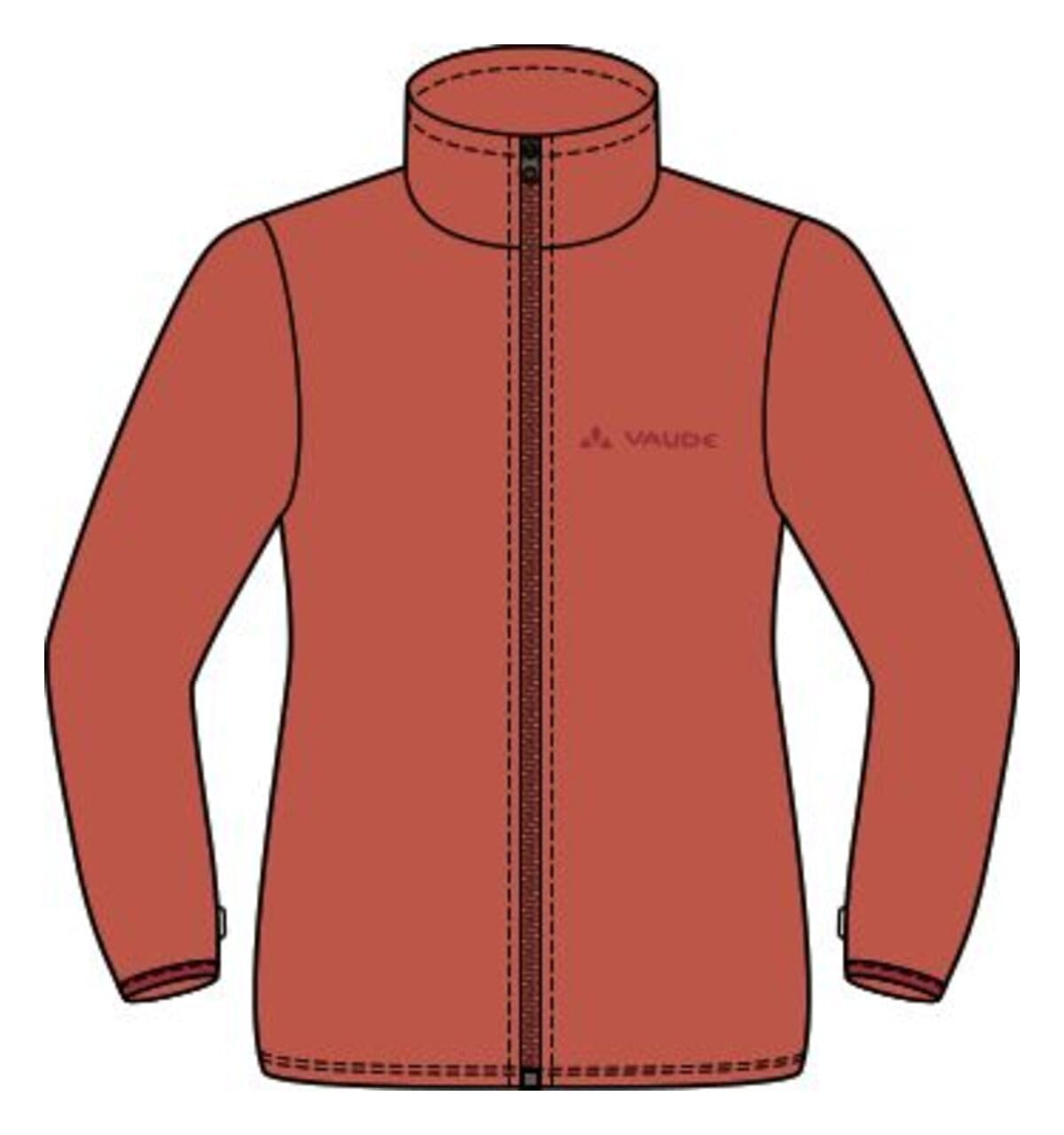Vaude - Kids Campfire 3in1 Jacket Girls, Chaqueta niños unisex, redeva,
