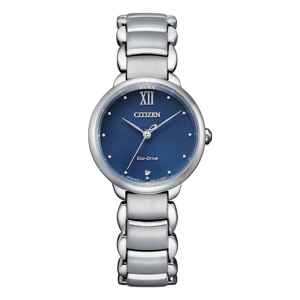 Citizen Reloj Analógico para Mujeres de Cuarzo con Correa en Acero Inoxidable EM0920-86L