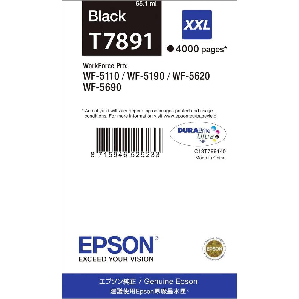 Epson C13T789140 - Tóner para Impresoras Láser Extra Alto Rendimiento, 4000 Páginas, Color Negro, Ya Disponible en Amazon Dash Replenishment