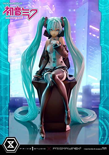 Prime 1 Studio Hatsune Miku - Figura Decorativa (PVC, 1/4 Hatsune Miku Art by Neco, 34 cm)