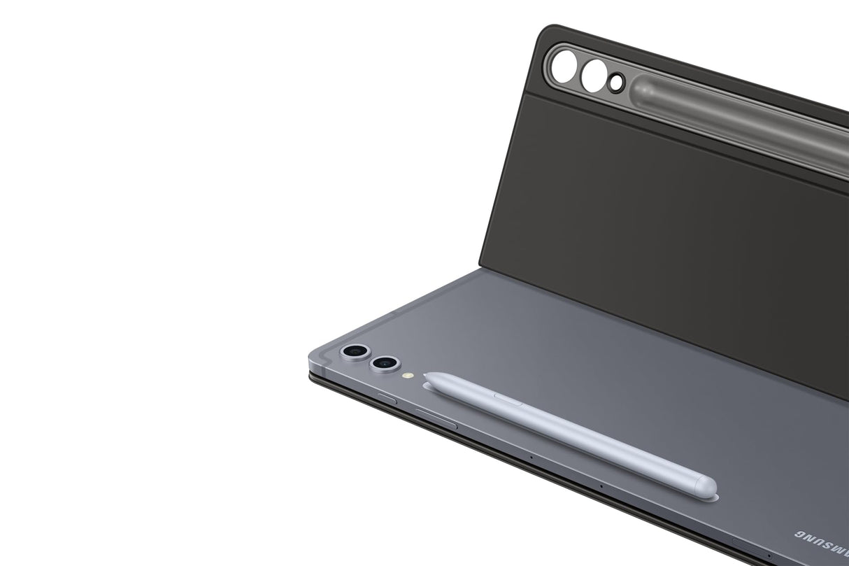 Samsung Funda para Galaxy Tab S10+, Tab S9+, Tab S9 FE+ con Teclado QWERTY y botón AI, Funda de una Sola Pieza, Color Negro