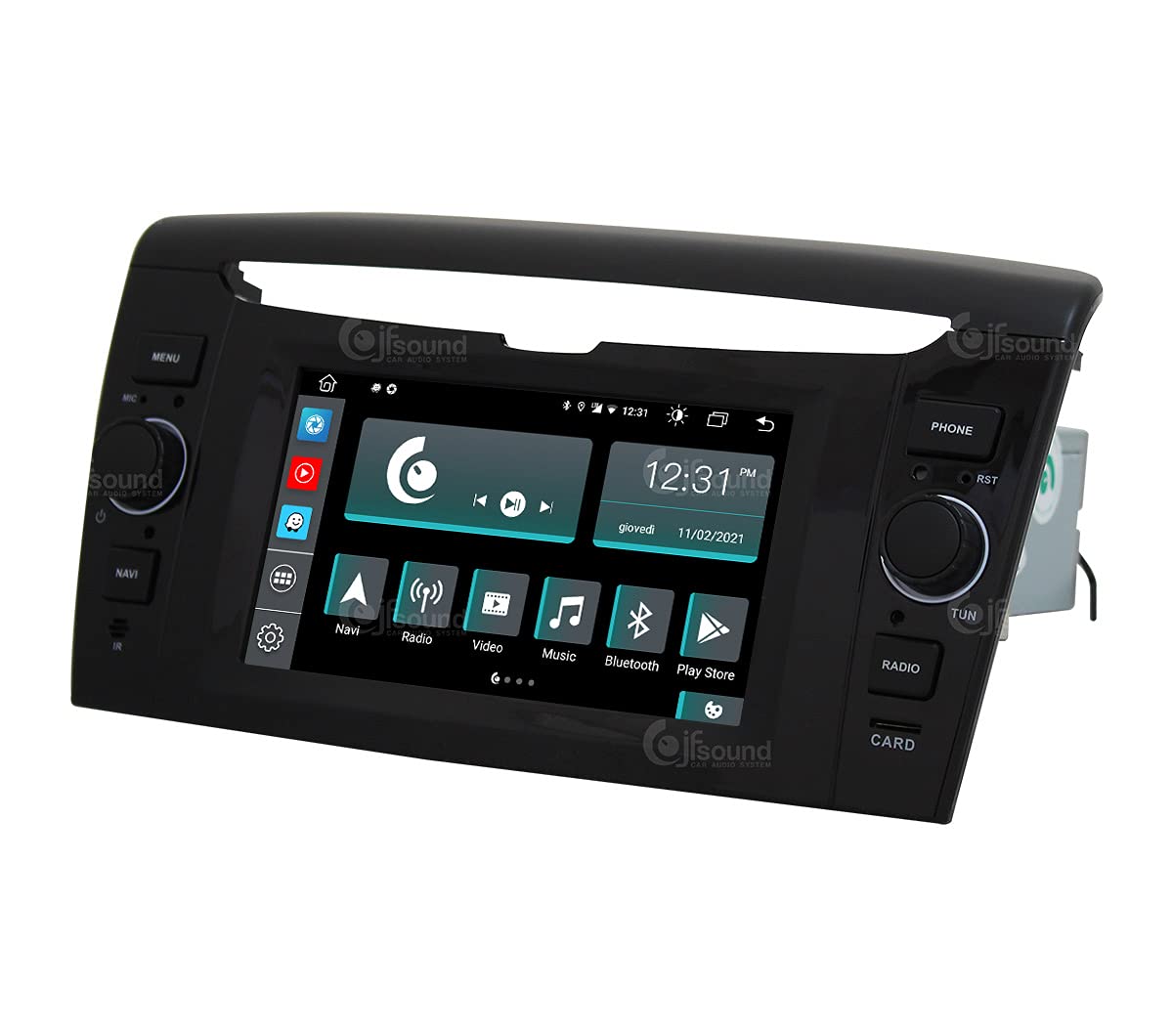Autorradio de Ajuste Personalizado para Lancia Ypsilon Android GPS Bluetooth WiFi Dab USB Pantalla táctil Full HD 6,2" procesador de 8 núcleos y comandos de Voz