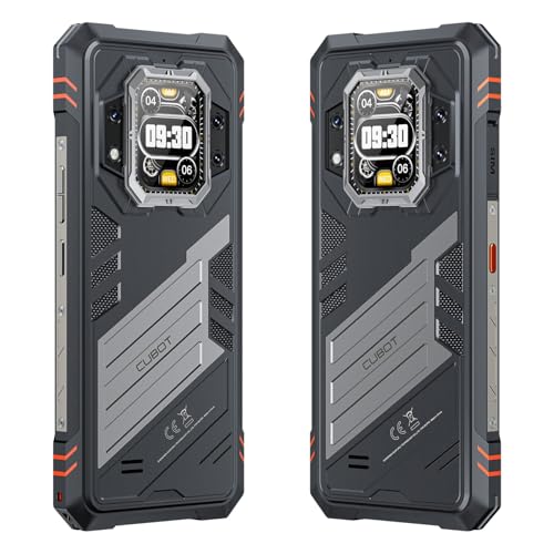 Cubot Kingkong Star 2 - Smartphone de 6.72" FHD+, 24GB (12GB+12GB) RAM y 256GB ROM, Cámara Triple 100 MP + Macro 5 MP, Batería 5100mAh, Android 14, Procesador MediaTek Dimensity 8200, Color Negro