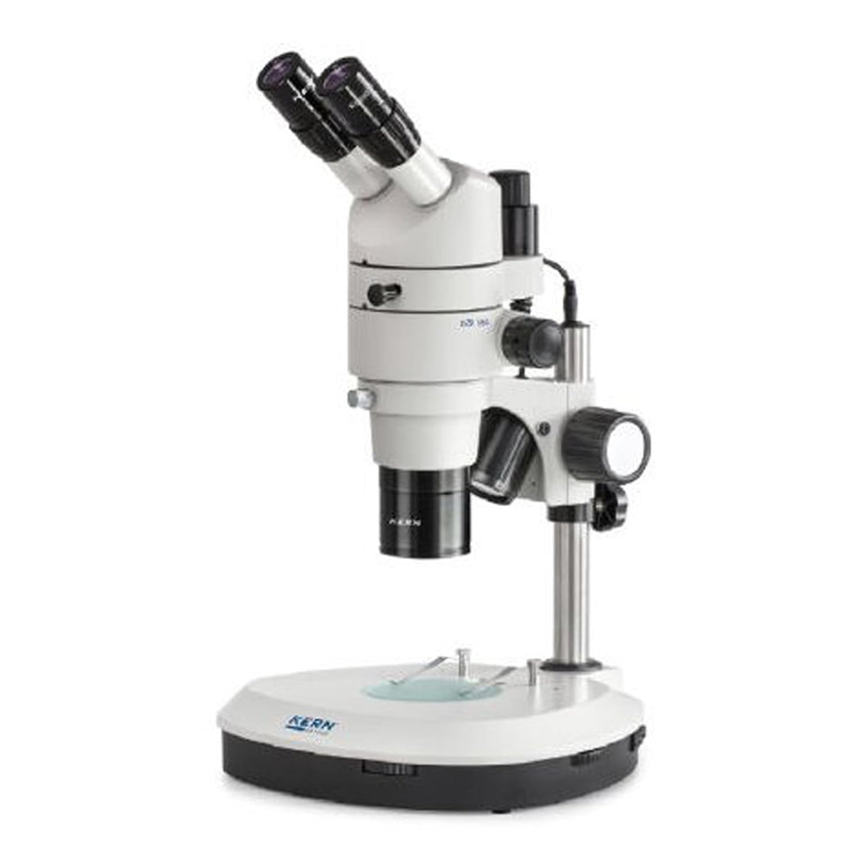 Microscopio de zoom estéreo [Core OZR 563] El paralelo de contraste para los usuarios profesionales, tubus: Trinocular, ocular: HWF 10 x Ø22 mm, campo de visión: Ø27,5 - 4,4 mm, lente: 0,8x - 5x, soporte: columna