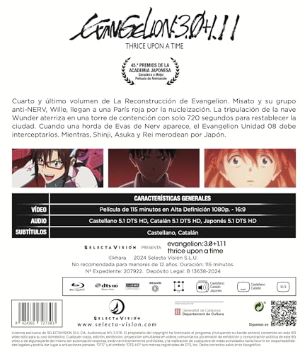 Evangelion: 3.0 + 1.11 Thrice Upon A Time [Bluray] Coleccionista Película [Blu-ray]