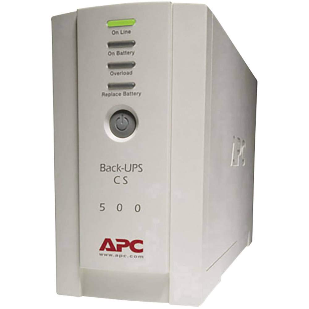 APC BK500EI Back UPS CS - Sistema de alimentación ininterrumpida SAI 500VA (4 salidas IEC)