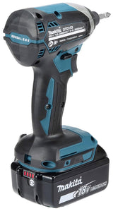 Makita DTD153RTJ Llave de Impacto Batería 18V BRUSHLESS 2x5.0Ah 170Nm 1/4"