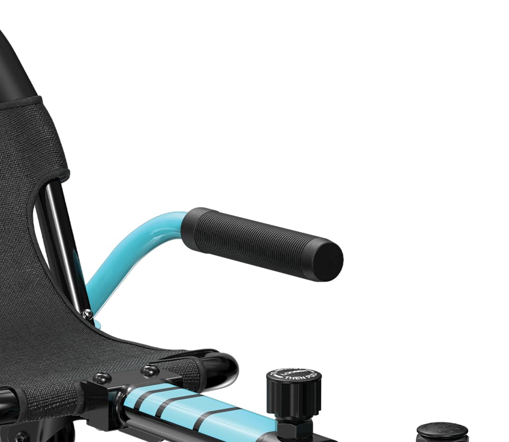 Crazy Cart Shuffle de Razor Drifting Go-Kart para niños a Partir de 4 años, tecnología Crazy Cart Drift Bar, Marco Ajustable con 5 ajustes de Longitud, Color Azul
