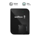 Wallbox Cargador Copper SB para EV. Potencia de hasta 22 kW. Lector de Tarjetas RFID Integrado y Cable de Carga Tipo 2. Conexión WiFi y Bluetooth, y Compatible con OCPP.
