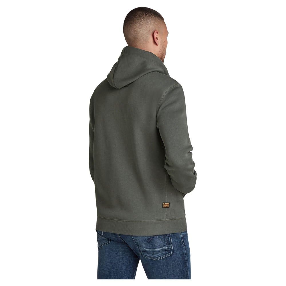 G-STAR Sweat à capuche zippé Premium Core Thru pour homme, Gris (Graphite D16122-c235-996