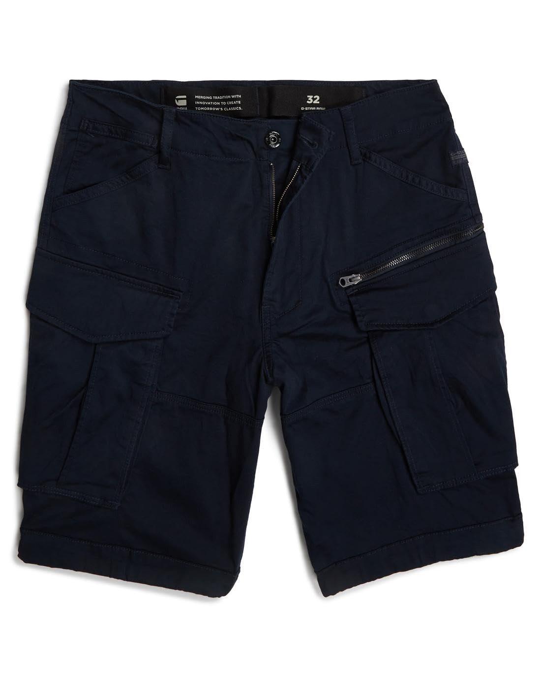 G-STAR Rovic Zip Relaxed Shorts, Pantalones Cortos para Hombre, Azul (Salute D08566-5126-C742), 32W