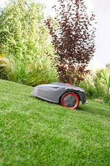 AL-KO Robot cortacésped Robolinho® 350 W, Ancho de Corte 20 cm, batería de Iones de Litio de 18 V/2,5 Ah, para Superficies de hasta 300 m², Capacidad de Ascenso máx. 30%, Muy silencioso 60 dbA