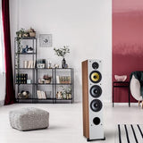 Davis Acoustics Ariane 7 Nogal (Walnut) - Columna de 3 vías/4 Altavoces - Altavoz Vendido por Unidad
