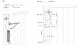 Locinox VERTICLOSE-2-ZILV Cierrapuertas Ajustable Verticlose 2 ángulo de Apertura 90°/180° Plata, Aluminio Plateado, Aluminium silberfärbig