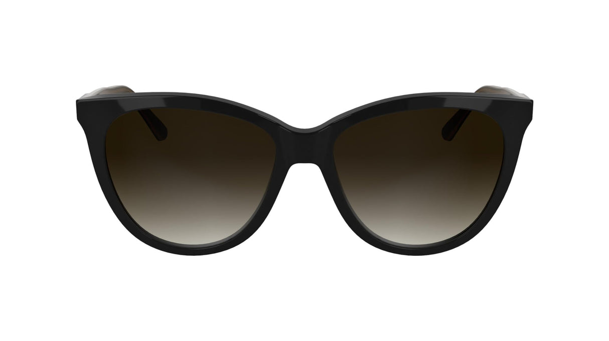Calvin Klein Women's Sunglasses CK25508S - Black with Gradient Brown Lens