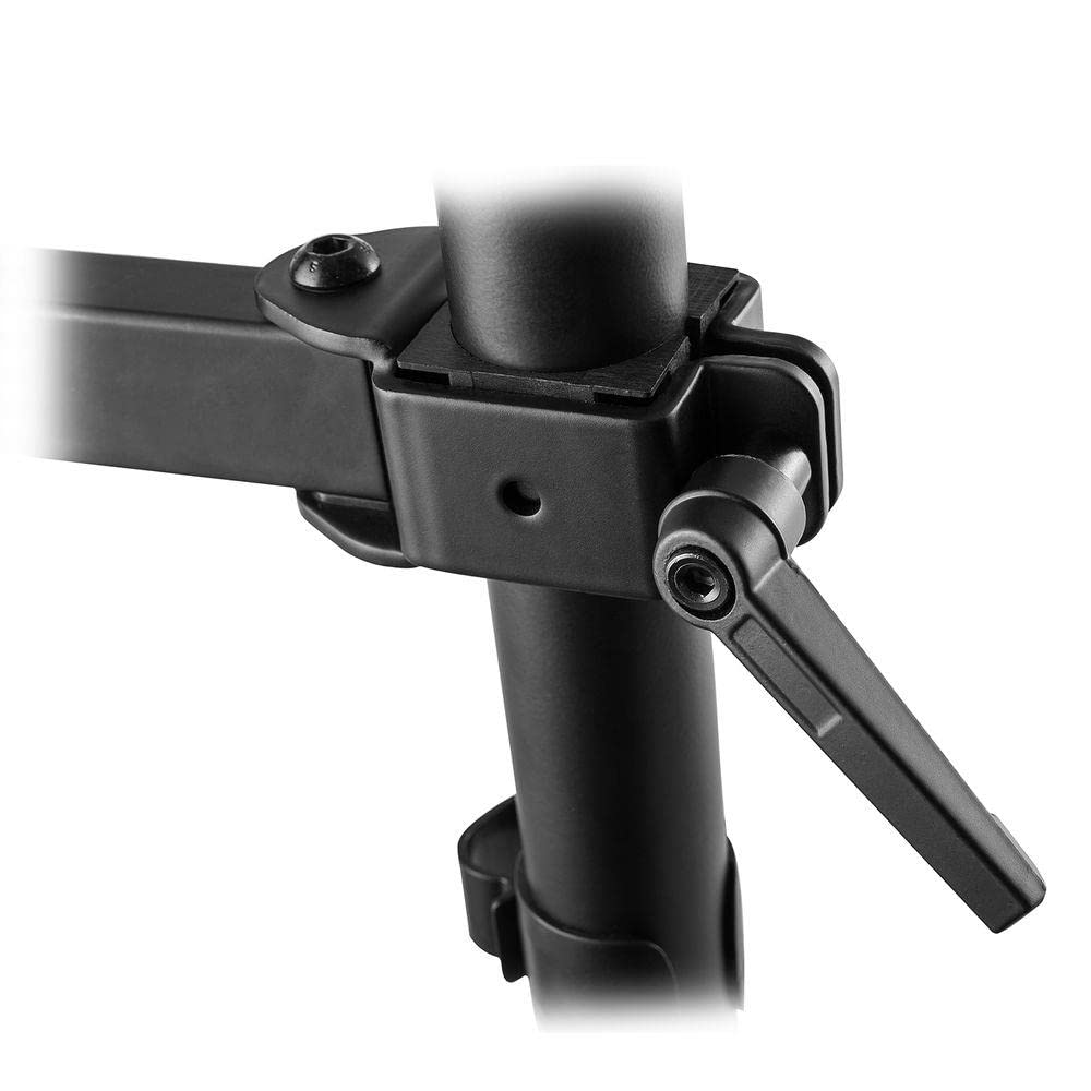 ACT Brazo de monitor 4 monitores para 32 pulgadas, VESA 75/100 mm, soporte de monitor cuádruple ajustable en altura para escritorio, inclinación de 180°, giro de 360°, rotación de 360°, peso máx. 8 kg