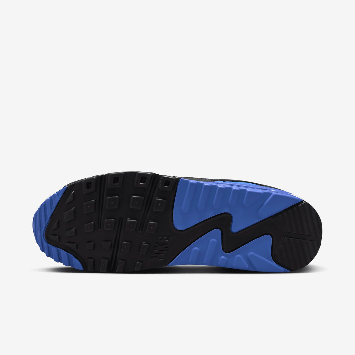 NIKE Air MAX 90 Premium, Sneaker Hombre, Blanco Caqui Azul Negro, 38.5 EU