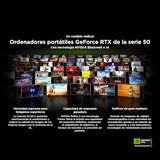 HP OMEN 16-am0061ns, Ordenador portátil Gaming 16" 2.5K WQXGA (Intel Core Ultra 7 255H, 32GB RAM, 1TB SSD, NVIDIA GeForce RTX 5060 8GB, FreeDOS) - Negro - Teclado QWERTY Español