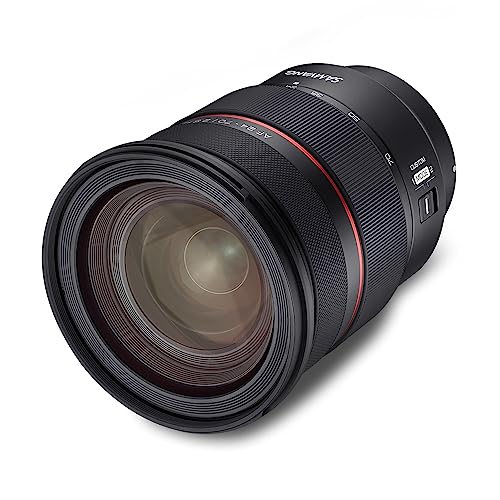 Samyang AF 24-70 mm F2,8 FE para Sony E – para cámaras Sony E Mount Sony Alpha A7 A9 A1 A7C A6000 Serie, Negro