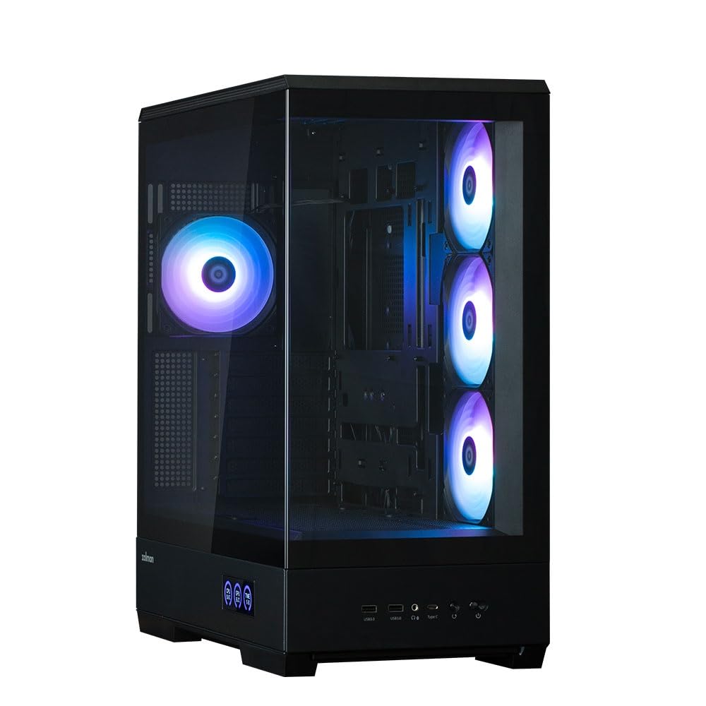 Caja panorámica para PC Zalman P50 DS (Negro)