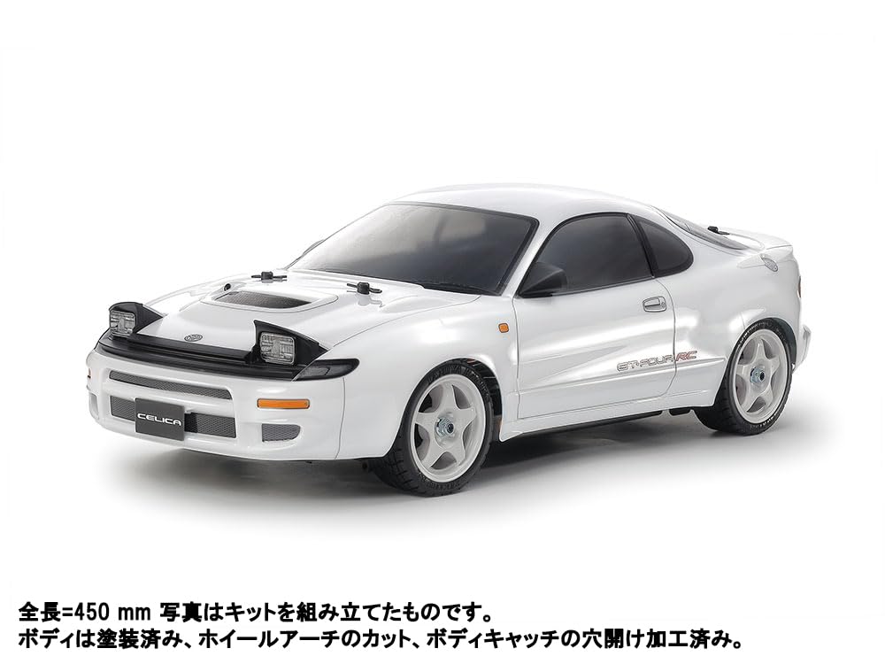TAMIYA 58730 1:10 RC Toyo. Celica GT-Four TT-02 ST185 - Coche teledirigido, vehículo RC, construcción de maquetas, Kit para Montar, aficiones, Manualidades, Modelo RC, Kit de Montaje