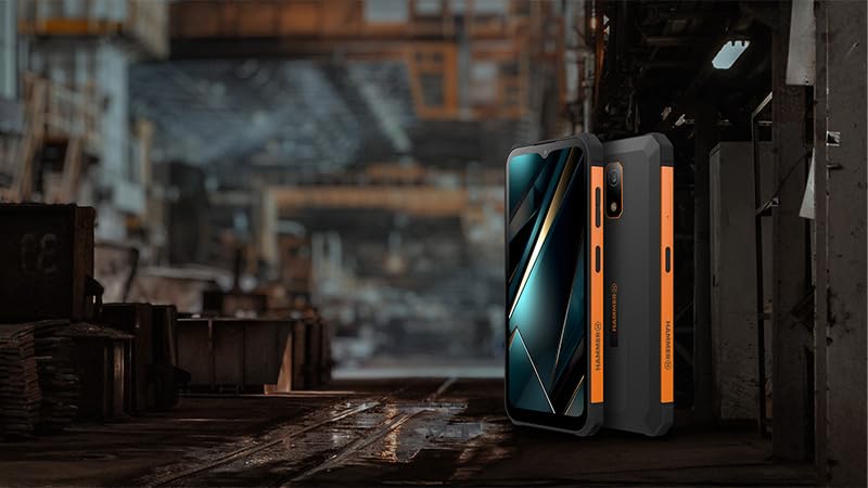Hammer Iron Steel Lite sin Contrato Robusto, Resistente al Agua, Dual SIM, Potente batería de 6500 mAh, 64GB + 4GB RAM, Android 14, cámara 13 Mpx con Sensor de visión Nocturna, 300 Horas en Espera