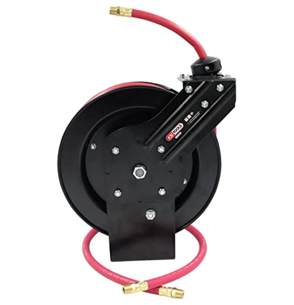 KS Tools, 515.404, Bobinadora de aire de agua para muebles SRM tubería Ø13mm de diámetro 3/8" 8+1m Kstools