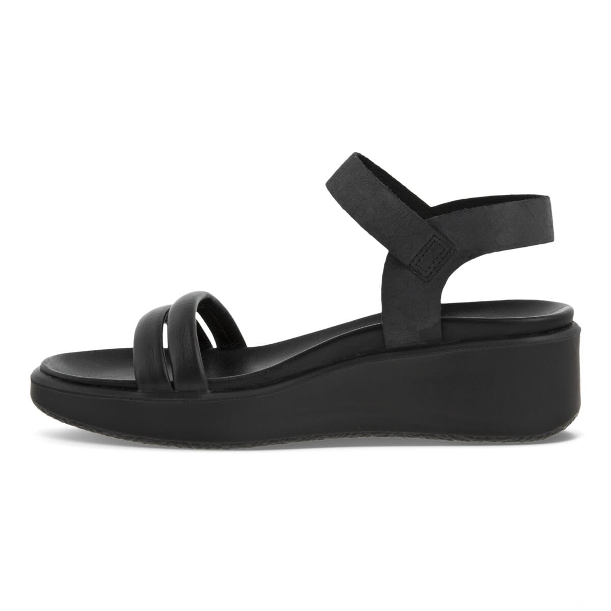 ECCO Flowtedge LX, Sandalias con tacón Mujer, Color Negro, 38 EU