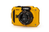 KODAK Pixpro Pack WPZ2 + 1 Tarjeta SD – Compact 16M Pixels, Impermeable a 15 m, antigolpes, Video 720p, Pantalla LCD 2,7 – Batería de Li-Ion – Amarillo