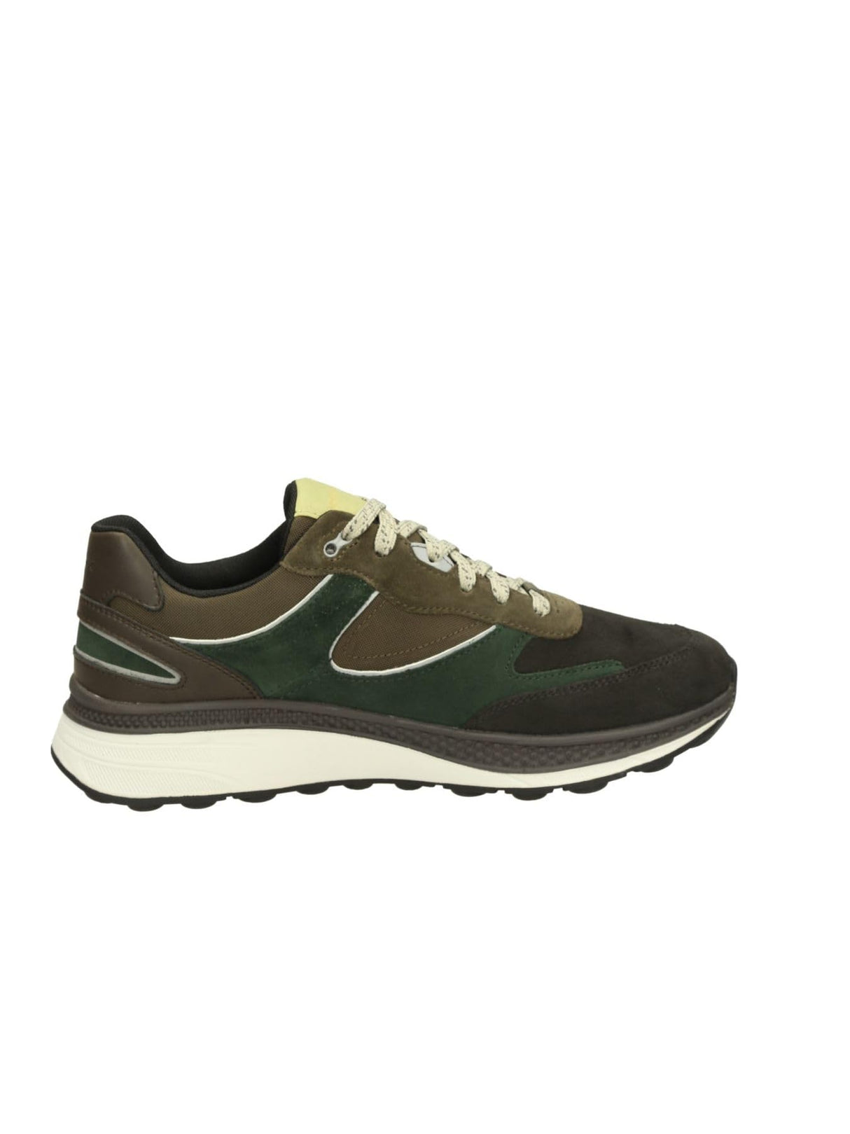 Geox U Spherica Actif X1, Zapatillas Hombre, Dk Coffee Dk Green, 44 EU