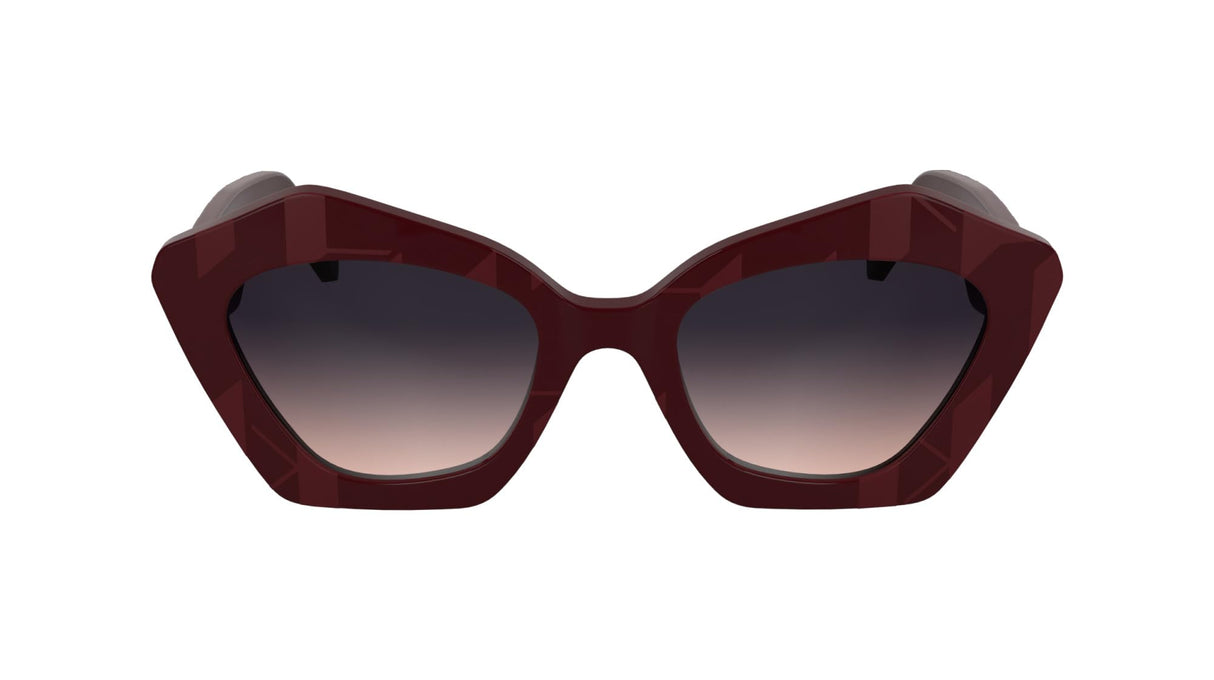 KARL LAGERFELD KL6199S Gafas, Burgundy, 53 EU para Mujer