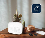 Daewoo Security SA668AM - Alarma doméstica inalámbrica WiFi/gsm conectada, Control Remoto, Sirena, 4 cámaras, Paneles solares, Compatible con Amazon Alexa, Google Home