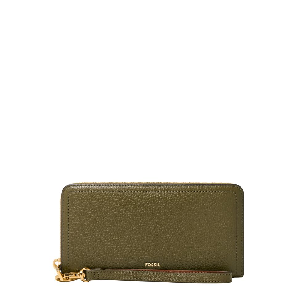 Fossil Logan, Accesorio de Viaje-Billetera Plegable para Mujer, Green, X-Small
